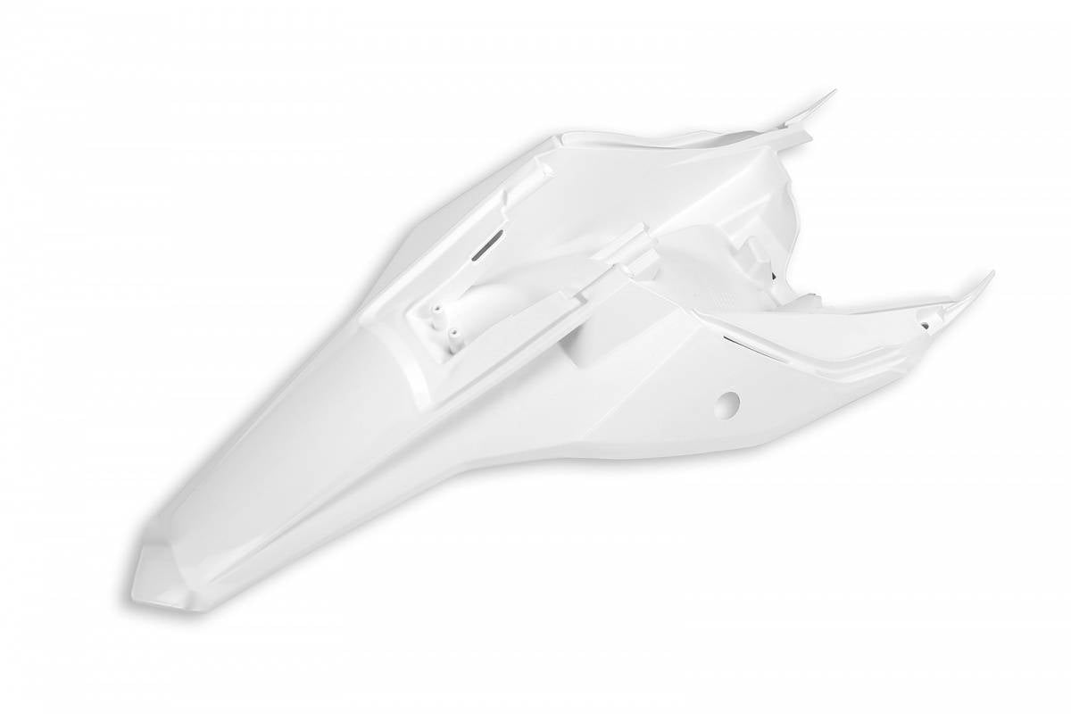 PARAFANGO POSTERIORE COMPATIBILE CON GAS GAS MC 65 2021-2023 / con fiancatine bianco