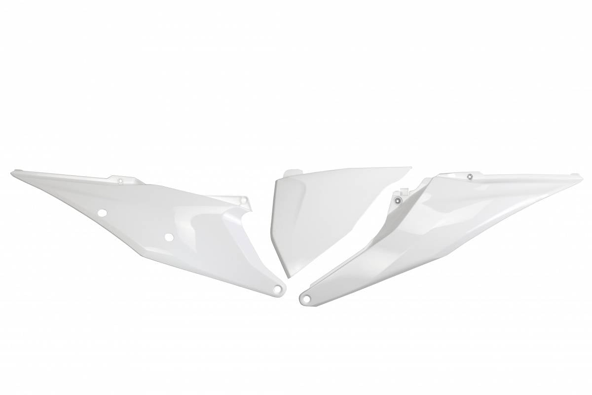 FIANCATINE-LATERALI-COMPATIBILE-CON-KTM-EXC-F-350-2020-2023-con-coperchio-scatola-filtro-lato-sinistro-BIANCO-047