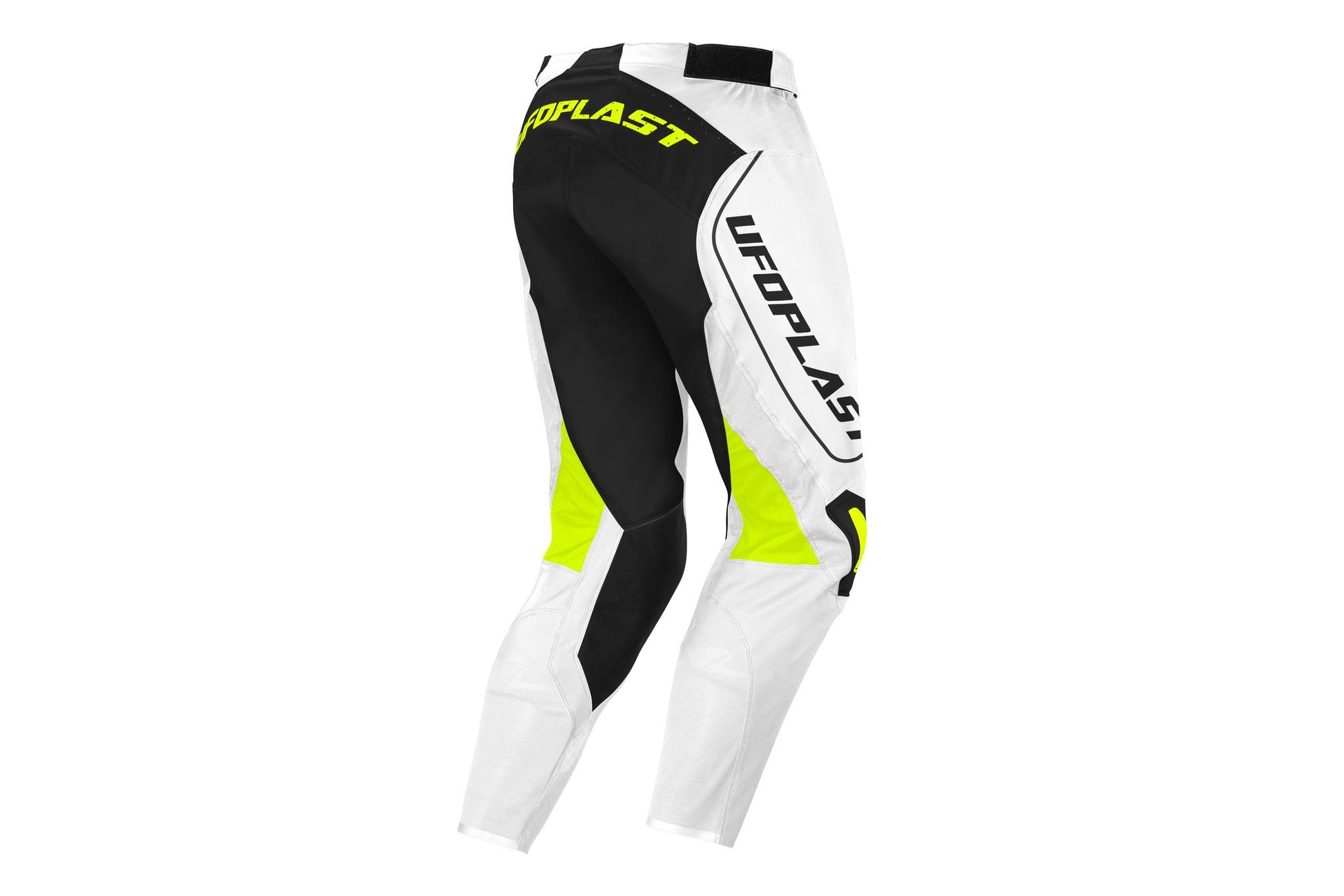 PANTALONE MOTOCROSS UFO ARES BIANCO/NERO - retro