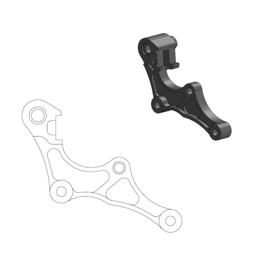 DISTANZIALE HONDA CRF 250 RX (19-25) ANTERIORE 320 MM - MOTO MASTER