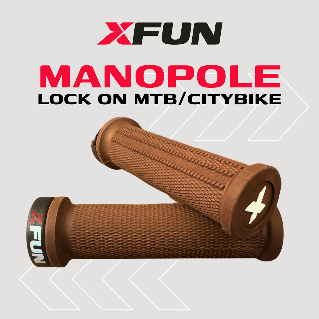 MANOPOLE LOCK/ON MTB MARRONE