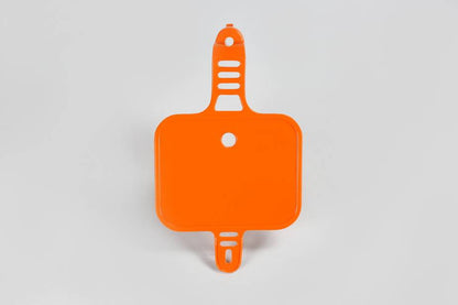 TABELLA PORTANUMERO ANTERIORE COMPATIBILE CON HONDA CRF 50 2004-2026 arancio