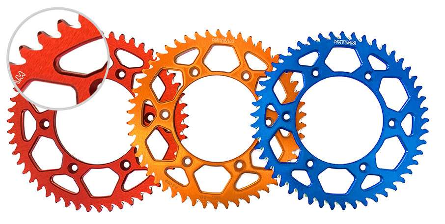 Corona NRTeam ergal 50 denti blu Ktm EXC-F 530 08-11