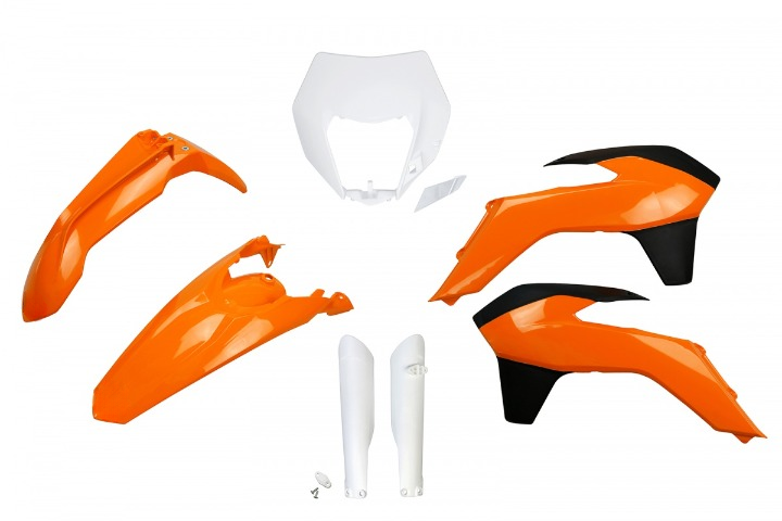 FULL-KIT-PLASTICHE-COMPATIBILE-CON-KTM-EXC-250-2014-2016-con-portafaro-OEM 14-999