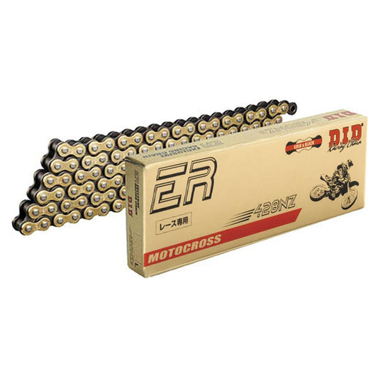 Catena DID passo 428 cross professionale senza O-RING 140 maglie - oro