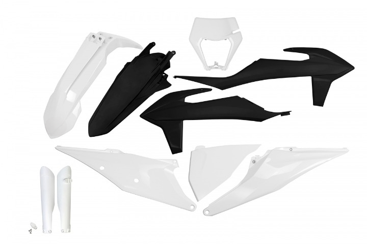 FULL-KIT-PLASTICHE-COMPATIBILE-CON-KTM-EXC-250-2020-2023-con-portafaro-SIX DAYS 20 EDITION-999S