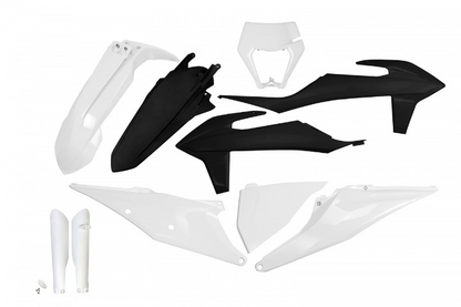 FULL-KIT-PLASTICHE-COMPATIBILE-CON-KTM-EXC-250-2020-2023-con-portafaro-SIX DAYS 20 EDITION-999S