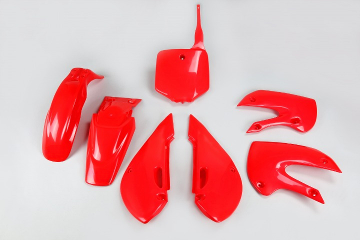 KIT-PLASTICHE-COMPATIBILE-CON-KAWASAKI-KLX-110-2001-2009-ROSSO-070
