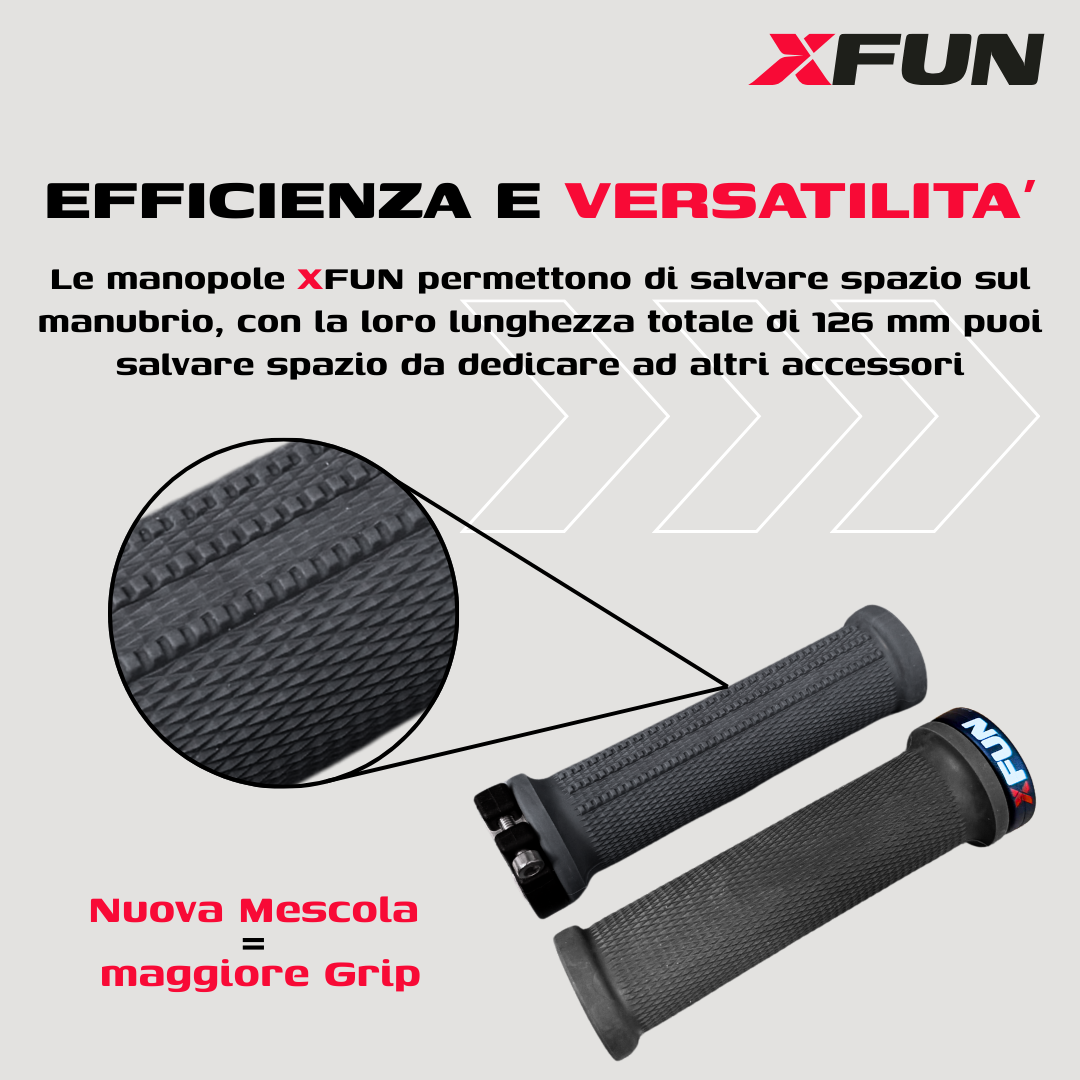 MANOPOLE LOCK/ON MTB GRIGIO