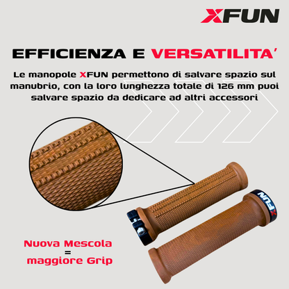 MANOPOLE LOCK/ON MTB MARRONE