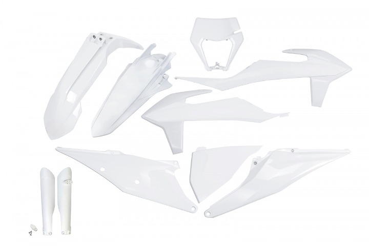 FULL-KIT-PLASTICHE-COMPATIBILE-CON-KTM-EXC-F-250-2020-2023-con-portafaro-BIANCO 20-25-042