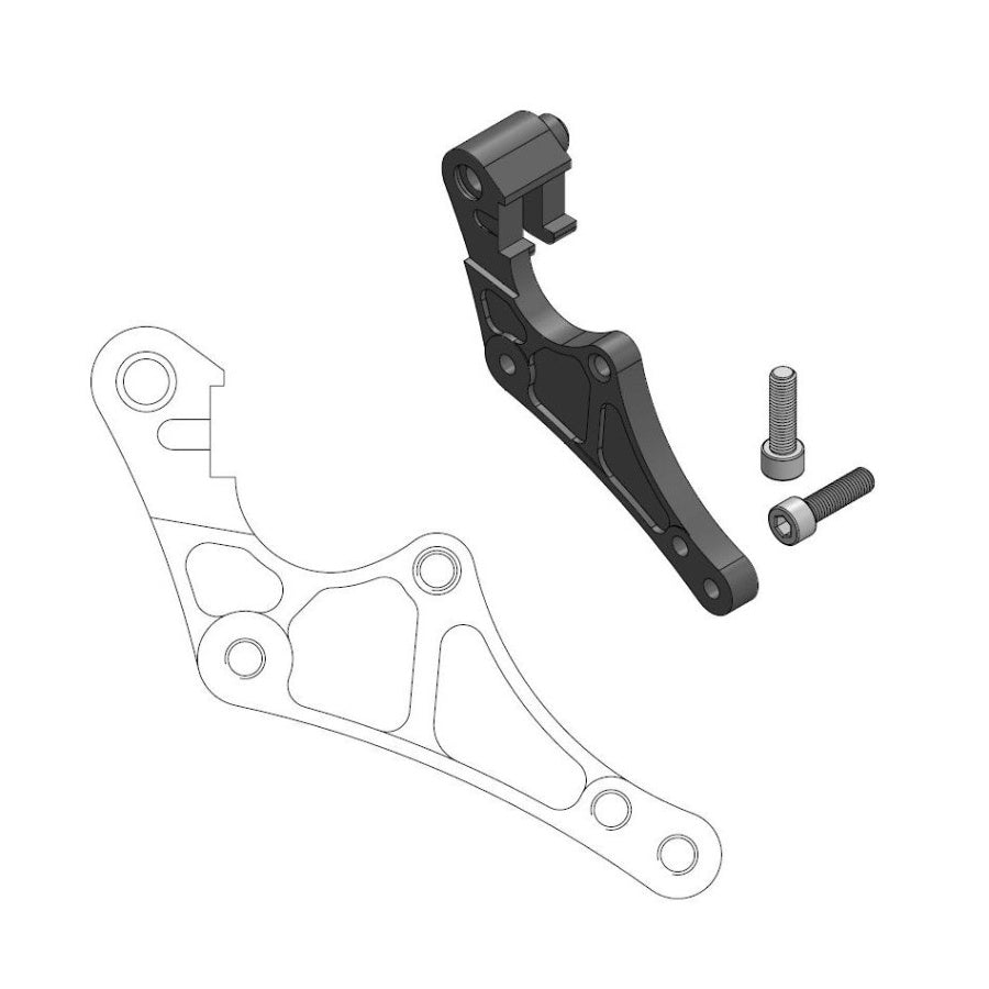 DISTANZIALE KTM 200 EXC (10-16) ANTERIORE 320 MM - MOTO MASTER