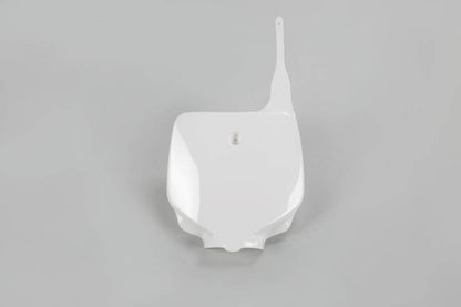 TABELLA PORTANUMERO ANTERIORE COMPATIBILE CON KAWASAKI KX 85 1998-2013 bianco