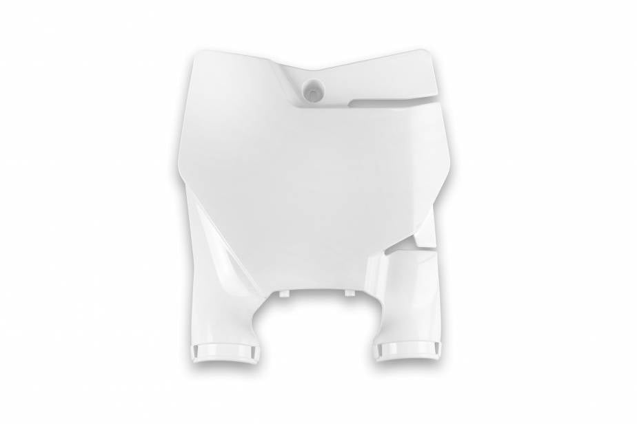 TABELLA PORTANUMERO ANTERIORE COMPATIBILE CON KTM SX 85 2018-2026 / Stadium bianco 20-25