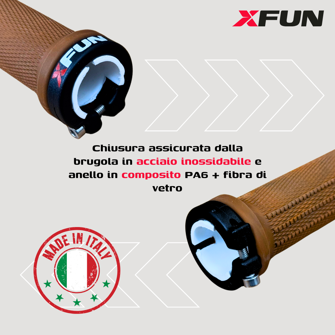 MANOPOLE LOCK/ON MTB MARRONE