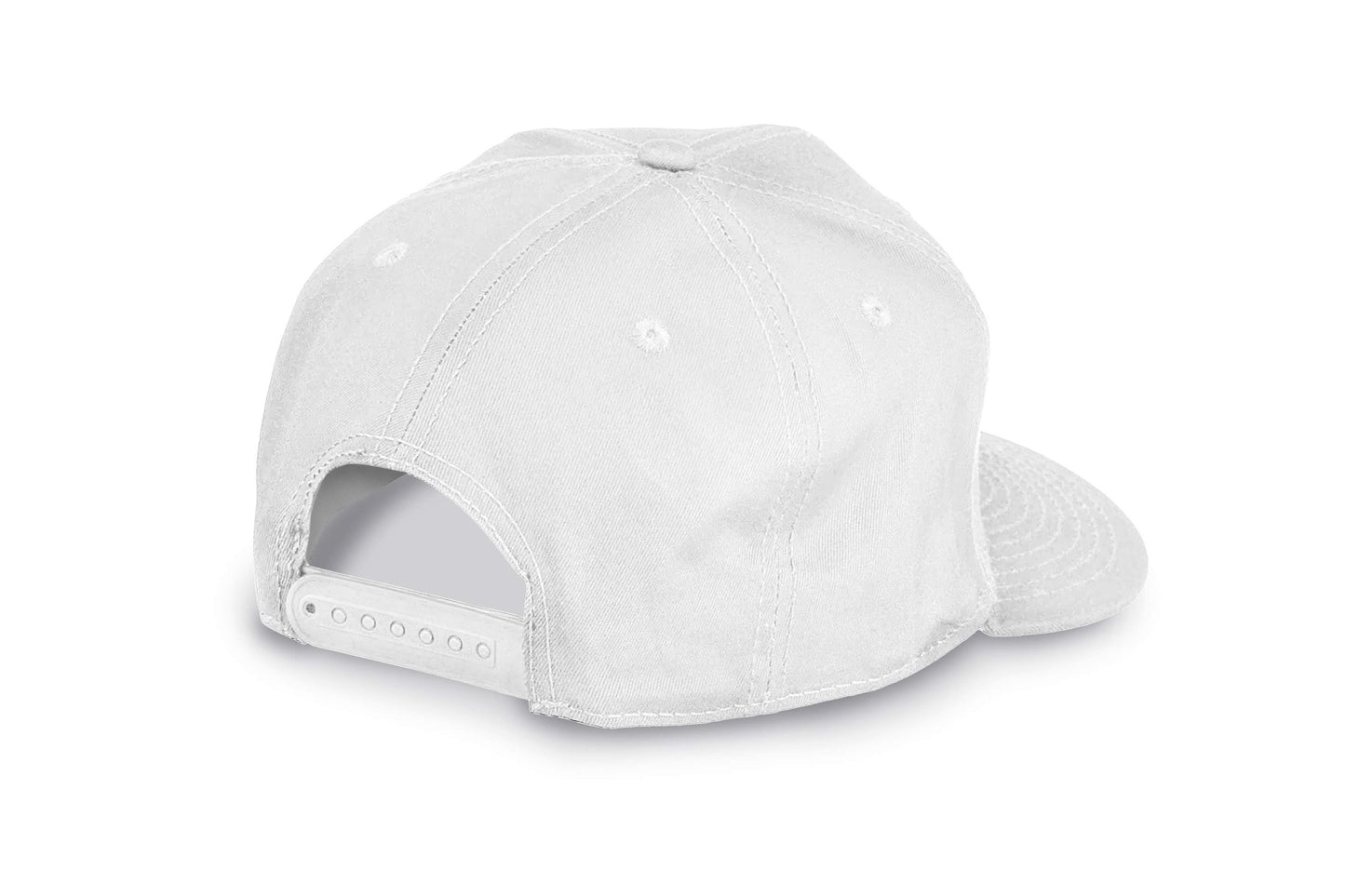 CAPPELLINO BIANCO CON LOGO ALIENO NERO