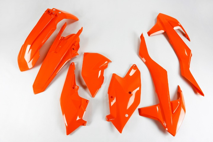 KIT-PLASTICHE-COMPATIBILE-CON-KTM-EXC-150-2017-2019-ARANCIO FLUO-FFLU