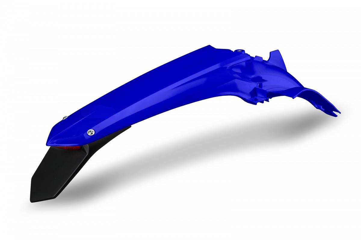 PARAFANGO POSTERIORE COMPATIBILE CON YAMAHA YZ 250 2022-2026 / enduro LED blu