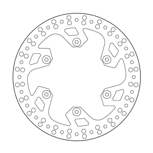 Disco freno posteriore Brembo Serie Oro Yamaha WRF 250 05-18