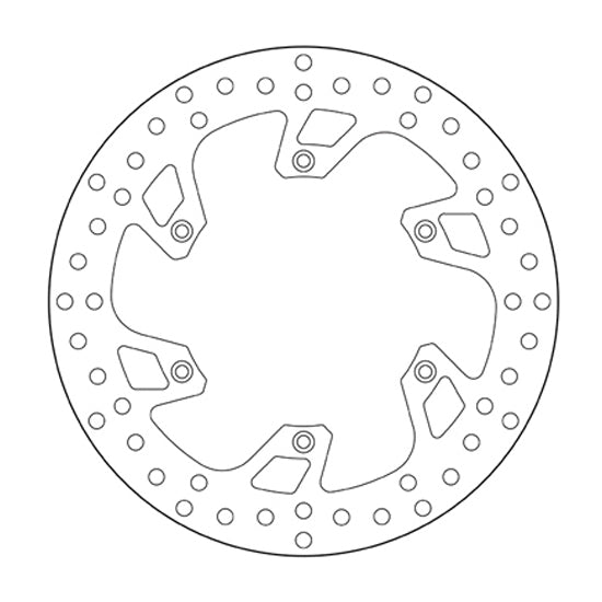 DISCO FRENO BREMBO SERIE ORO TRIUMPH TF 450 RC (25) ANTERIORE