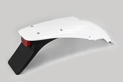 PARAFANGO POSTERIORE COMPATIBILE CON HONDA CR 250 1997-1999 / enduro bianco
