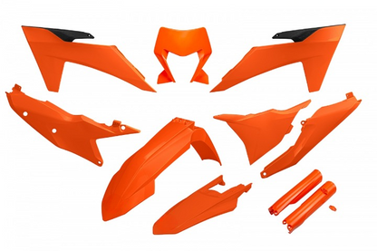 FULL-KIT-PLASTICHE-COMPATIBILE-CON-KTM-EXC-F-250-2024-2025-con-portafaro-ARANCIO-127