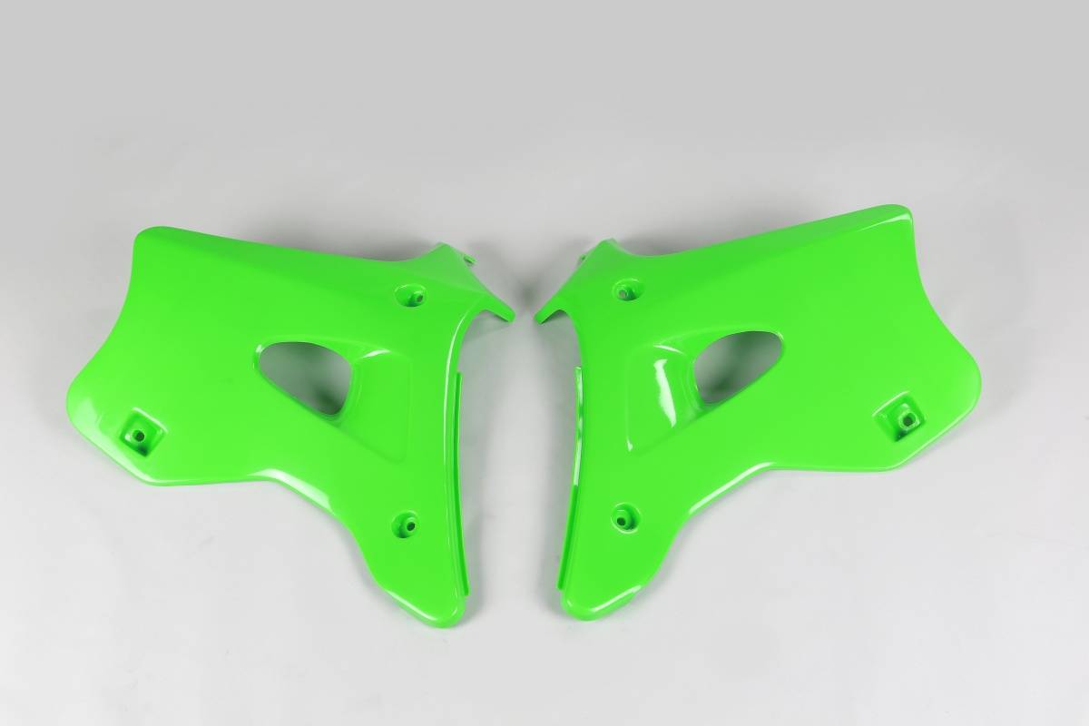 Convogliatori-Radiatore-per-Kawasaki-KX-125-1994-1998-verde-fluo