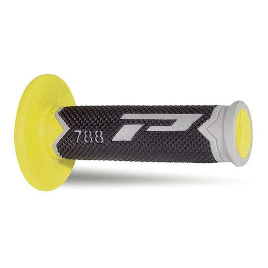 MANOPOLE PROGRIP 788 MM 22/25 - TRIPLA DENSITÀ - GRIGIO/NERO/GIALLO