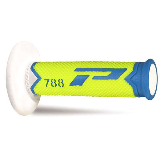 MANOPOLE PROGRIP 788 MM 22/25 - TRIPLA DENSITÀ - AZZURRO/GIALLO FLUO/BIANCO