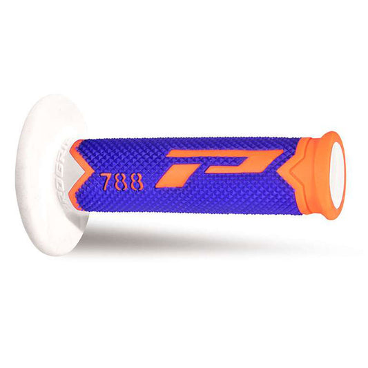 MANOPOLE PROGRIP 788 MM 22/25 - TRIPLA DENSITÀ - ARANCIO FLUO/BLU/BIANCO