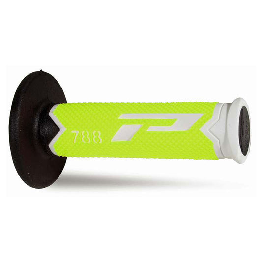 MANOPOLE PROGRIP 788 MM 22/25 - TRIPLA DENSITÀ - BIANCO/GIALLO FLUO/NERO