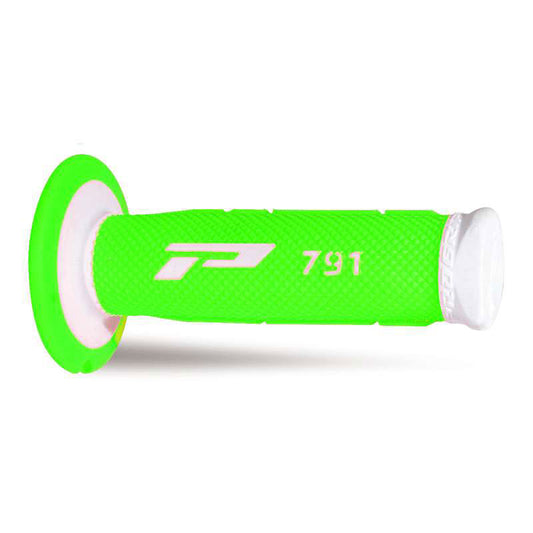 MANOPOLE PROGRIP 791 MM 22/25 - DOPPIA DENSITÀ - BIANCO/VERDE FLUO