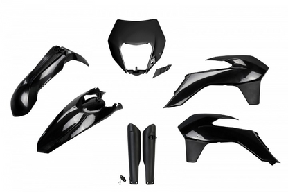 FULL-KIT-PLASTICHE-COMPATIBILE-CON-KTM-EXC-250-2014-2016-con-portafaro-NERO-001