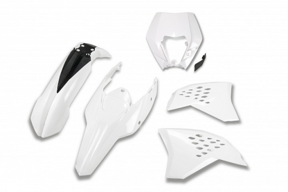 KIT-PLASTICHE-COMPATIBILE-CON-KTM-EXC-F-500-2011-2011-con-portafaro-BIANCO-047