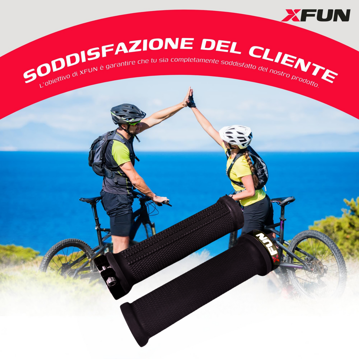 MANOPOLE LOCK/ON MTB NERO