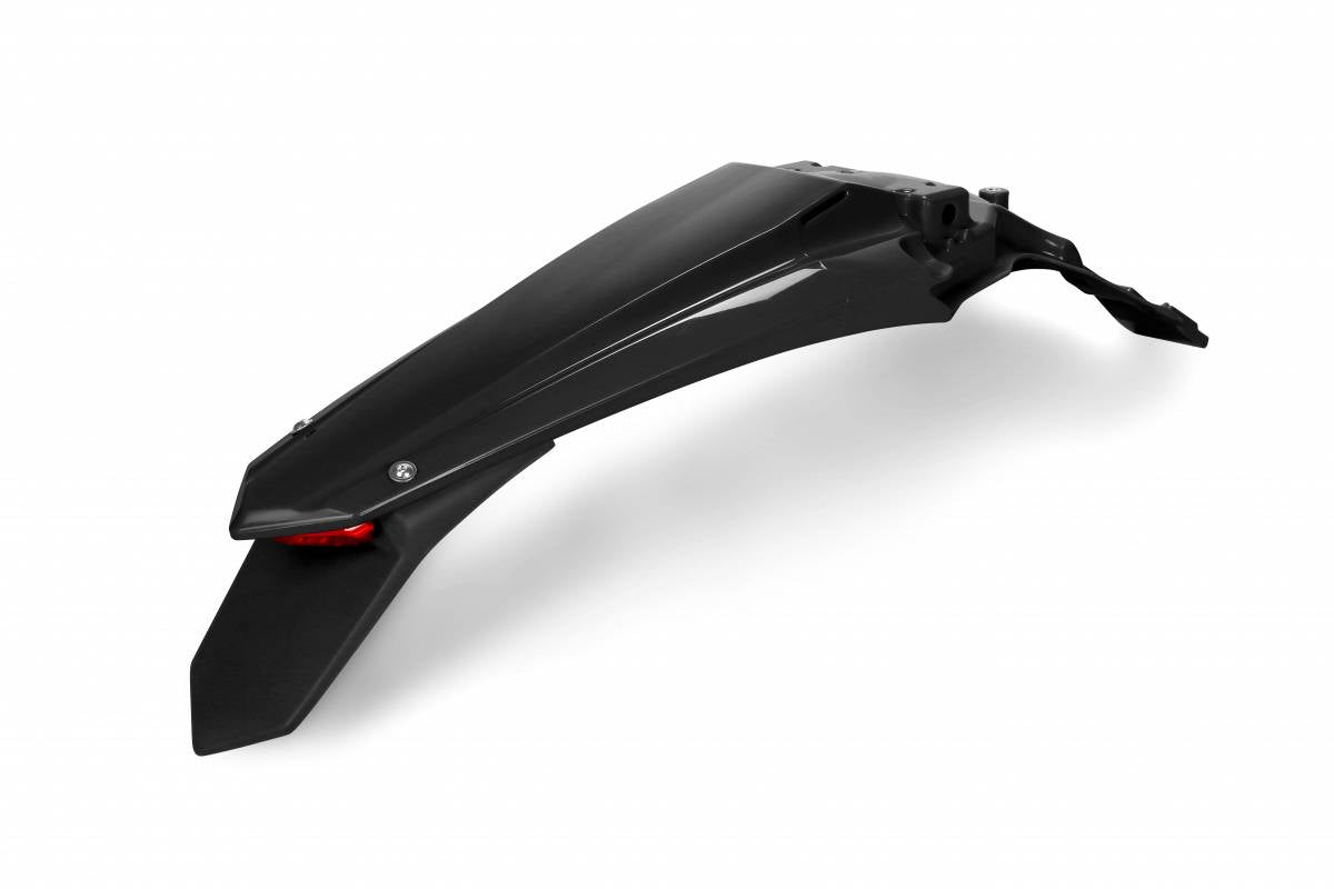 PARAFANGO POSTERIORE COMPATIBILE CON KAWASAKI KXF 450 2019-2023 / enduro LED nero