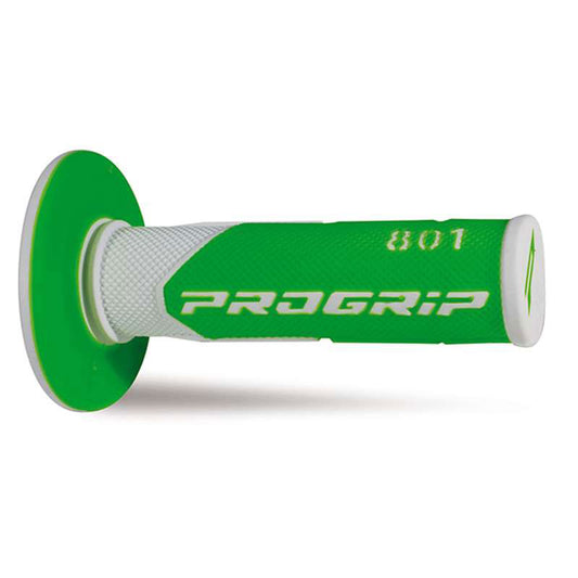 MANOPOLE PROGRIP 801 MM 22/25 - DOPPIA DENSITÀ - BIANCO/VERDE FLUO