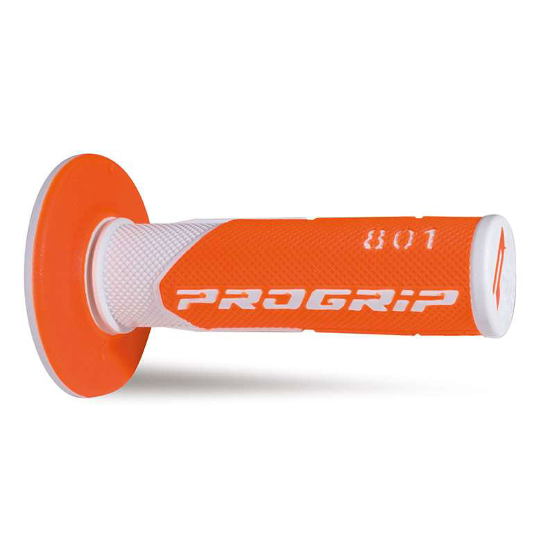 MANOPOLE PROGRIP 801 MM 22/25 - DOPPIA DENSITÀ - BIANCO/ARANCIO FLUO