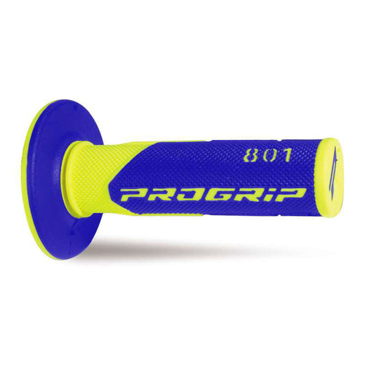 MANOPOLE PROGRIP 801 MM 22/25 - DOPPIA DENSITÀ - GIALLO FLUO/BLU