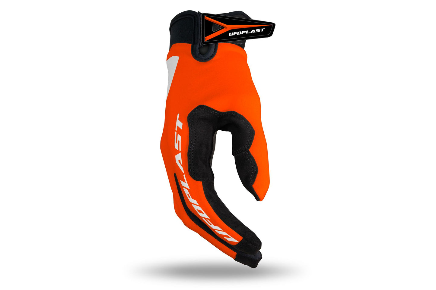 GUANTI MOTOCROSS UFO SKYLINE ARANCIO FLUO - vista 3