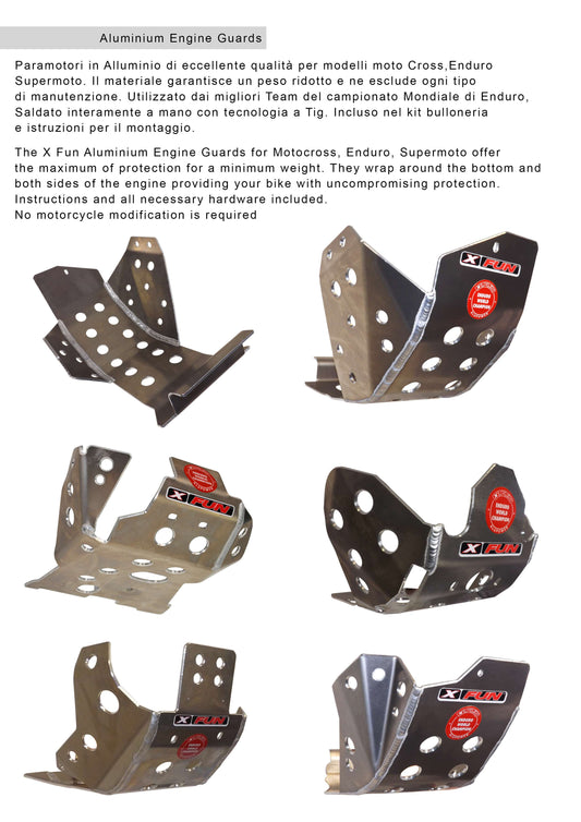 PARAMOTORE IN ALLUMINIO GAS GAS EC 350F 2024/2025