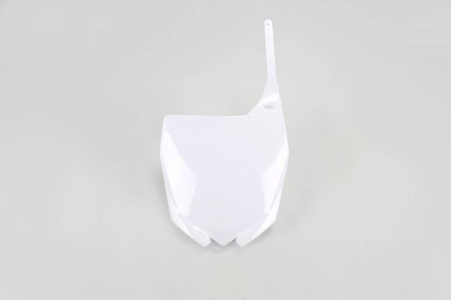 TABELLA PORTANUMERO ANTERIORE COMPATIBILE CON YAMAHA YZ 125 2002-2014 / restyling bianco