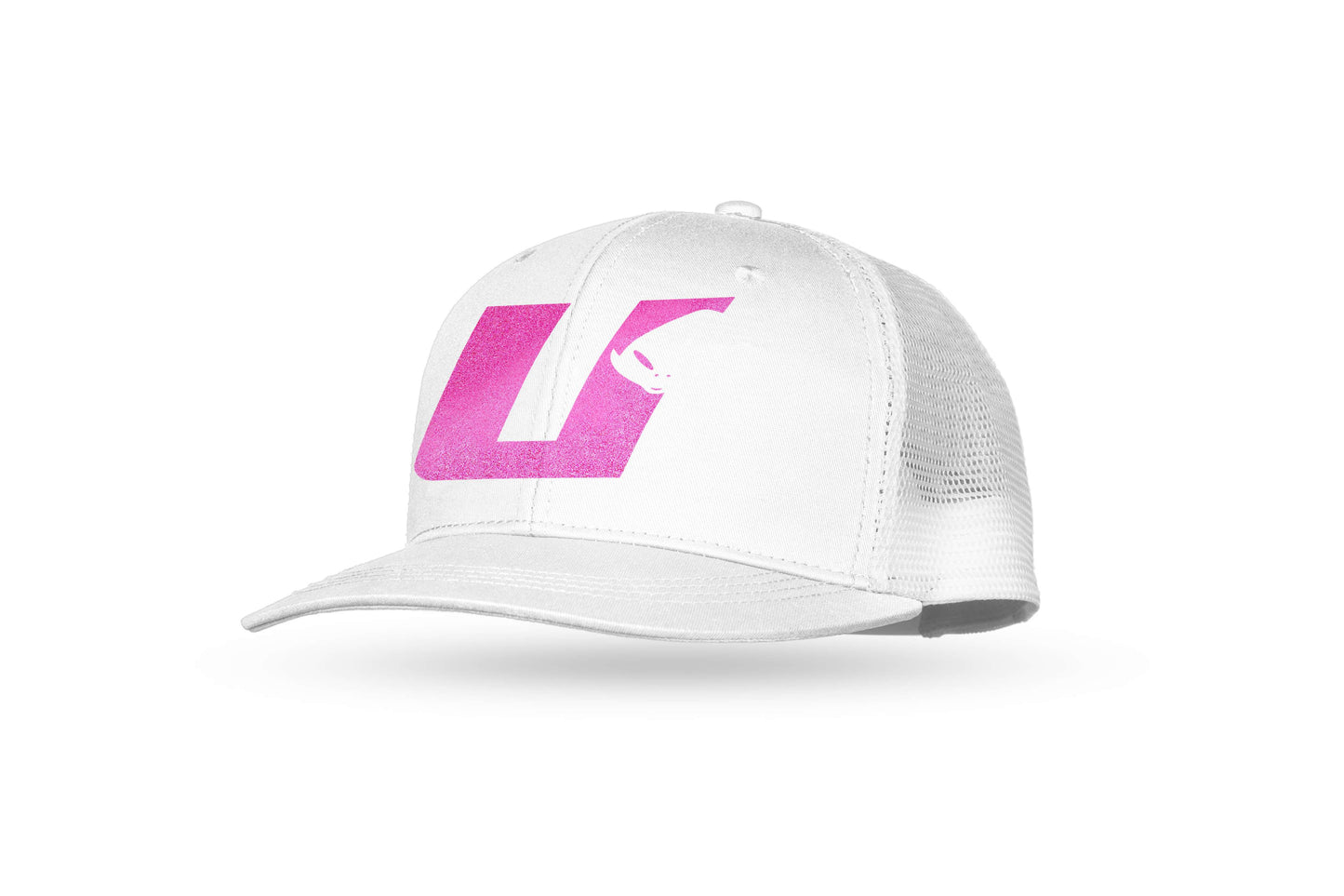 CAPPELLINO VENTILATO BIANCO LOGO U ROSA