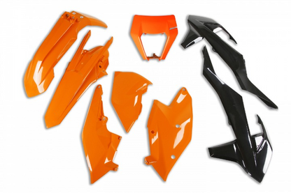 KIT-PLASTICHE-COMPATIBILE-CON-KTM-EXC-F-500-2017-2019-con-portafaro-OEM 17 & 19-999