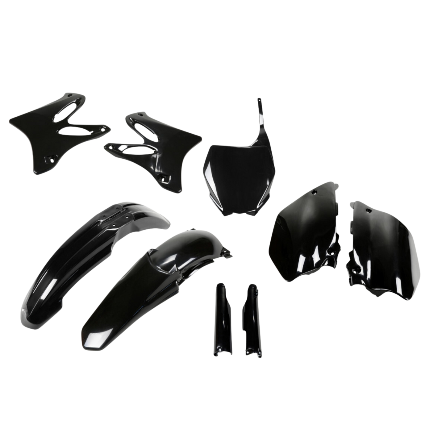 FULL-KIT-PLASTICHE-COMPATIBILE-CON-YAMAHA-YZ-125-2006-2007-no-USA-NERO-001