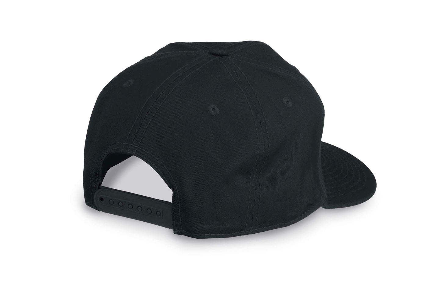 CAPPELLINO NERO CON LOGO ALIENO BIANCO