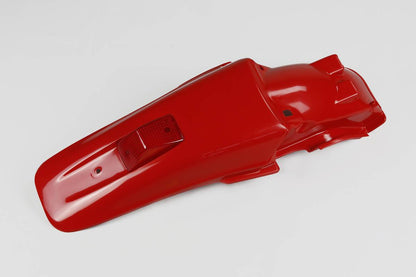PARAFANGO POSTERIORE COMPATIBILE CON HONDA XR 650R 2000-2026 / con portatarga rosso
