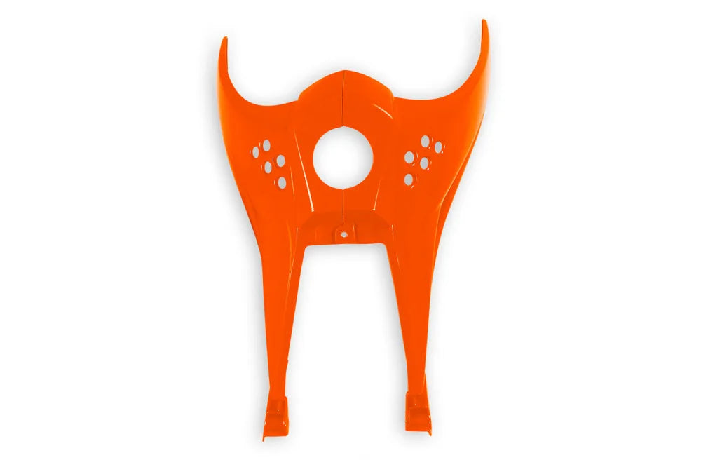 CONVOGLIATORI-RADIATORE-COMPATIBILE-CON-KAWASAKI-KLX-110-2010-2026-ARANCIO FLUORO-FFLU