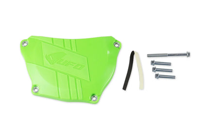PROTEZIONE CARTER FRIZIONE COMPATIBILE CON KAWASAKI KXF 250 2009-2021 verde