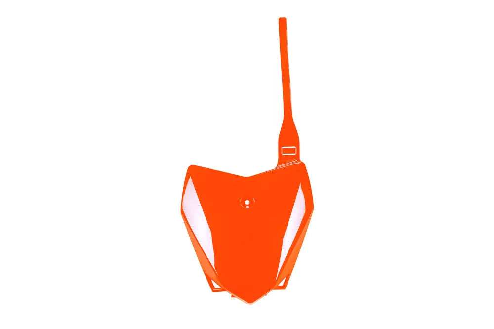 TABELLA PORTANUMERO ANTERIORE COMPATIBILE CON KAWASAKI KLX 110 2010-2026 arancio fluoro
